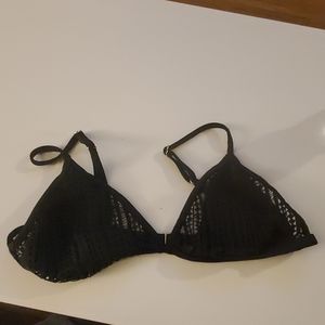 Black bikini top large